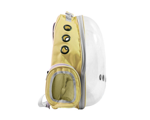 Рюкзак-переноска для кошек Taotaopets 252203 Panoramic 35*25*42cm Yellow
