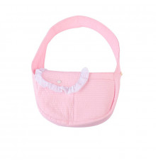 Слинг-переноска для котов и собак SY-2022-0502 Pink M (40*11*26 см)