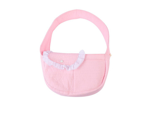 Слинг-переноска для котов и собак SY-2022-0502 Pink M (40*11*26 см)
