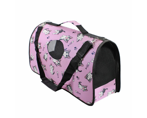 Сумка-переноска для кошек Taotaopets 243307 52*22*29 см Cat Pink
