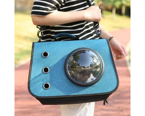Сумка-переноска для кошек Taotaopets 254405 40*25*25 cm Dark Blue