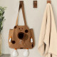 Сумка-переноска для кошек и собак 2404SXMJ3153 Сookies холщовая Brown XL