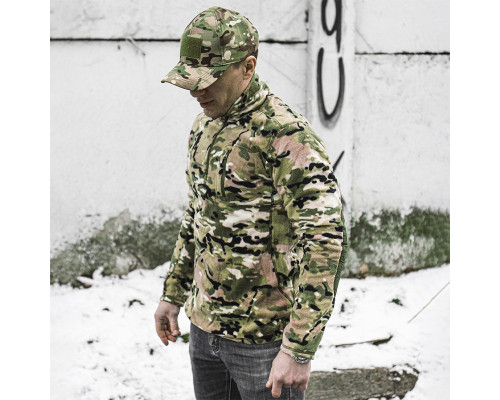 Тактическая кофта флис A973 Camouflage CP M