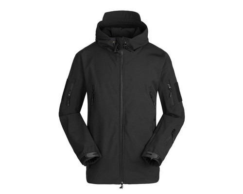 Тактическая куртка Soft Shell A001 Black 5XL