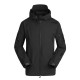 Тактическая куртка Soft Shell A001 Black 5XL