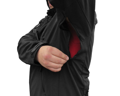 Тактическая куртка Soft Shell A001 Black 5XL