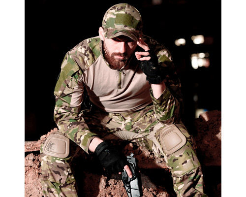 Тактическая рубашка убокс Han-Wild 001 Camouflage CP 3XL