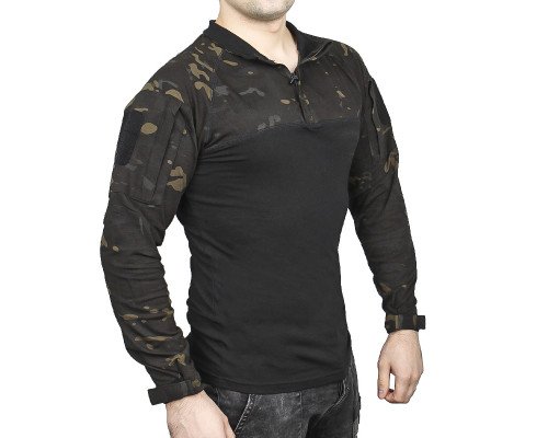 Рубашка тактическая убокс Pave Hawk PLY-11 Camouflage Black L