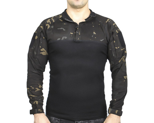 Рубашка тактическая убокс Pave Hawk PLY-11 Camouflage Black XL