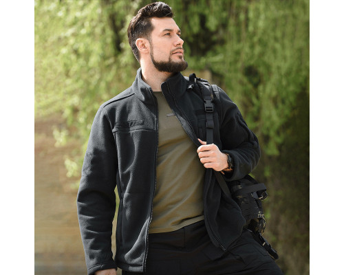 Тактическая флисовая толстовка Han-Wild HW012 Black M