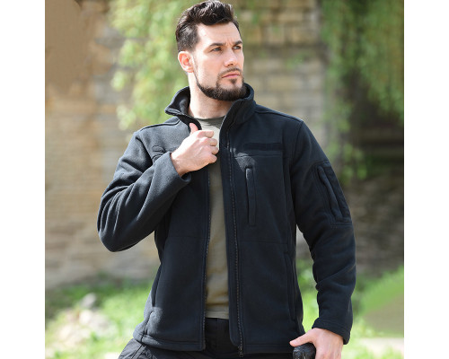 Тактическая флисовая толстовка Han-Wild HW012 Black S