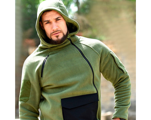 Тактическая флисовая толстовка Han-Wild HW021 Green 2XL