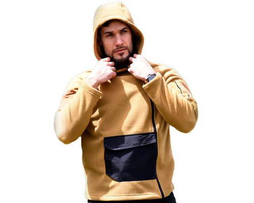 Тактическая флисовая толстовка Han-Wild HW021 Sand Khaki M
