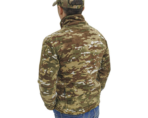 Тактическая флисовая кофта военная толстовка армейская S.archon HSD06 Camouflage CP L