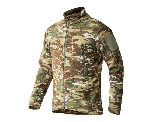 Тактическая флисовая кофта военная толстовка армейская S.archon HSD06 Camouflage CP M