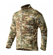 Тактическая флисовая кофта военная толстовка армейская S.archon HSD06 Camouflage CP S