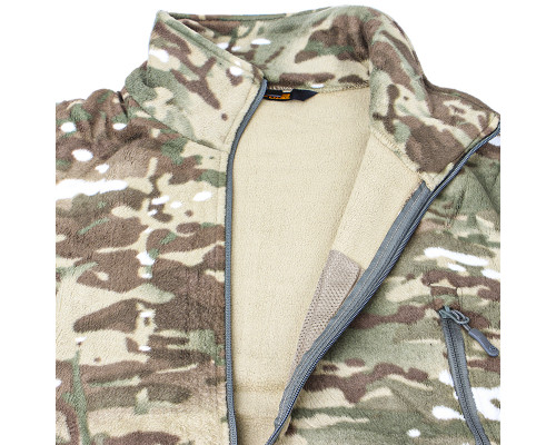 Тактическая флисовая кофта военная толстовка армейская S.archon HSD06 Camouflage CP XL