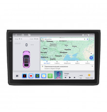 Штатная магнитола Lesko для Audi A4 III (B7) 2004-2009 экран 9" 4/64 QLED CarPlay 4G Wi-Fi GPS 360 Prime