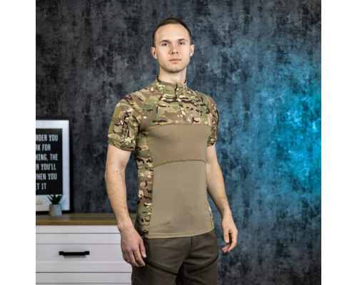 Тактическая футболка с коротким рукавом A426/A341 Camouflage XXL