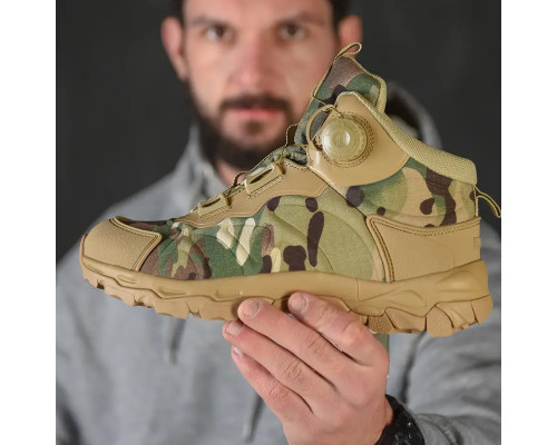 Ботинки тактические 661 автоматическая пряжка Camouflage CP 44