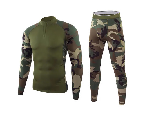 Термобелье мужское A173 Green CP 3XL