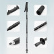 Палка треккинговая AOLIKES A-3401 50-110 см Black
