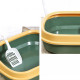 Туалет лоток для кошек с лопаткой Taotaopets 225501 46*38*13 см Green