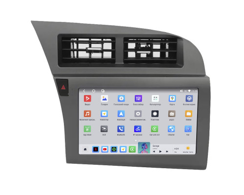 Штатная магнитола Lesko для Audi A6 III (C6) Рестайлинг 2008-2011 экран 9" 4/64 QLED CarPlay 4G Wi-Fi GPS 360 Prime