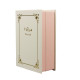 Шкатулка книга Casegrace SP-01115 органайзер для хранения ювелирных изделий White