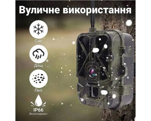 Фотопастка HC940 LTE PRO з передачею даних, APP/4G відео 4К, фото 30МР