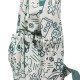 Рюкзак подростковый 5154 с рисунками 20-35 л Green