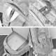 Рюкзак подростковый 601928 с надписями и рисунками 20L White