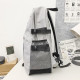 Рюкзак подростковый 901229 с брелком 20-35L школьный White