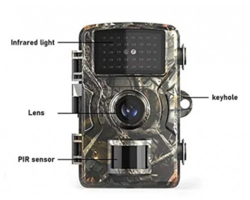 Фотопастка Suntekcam DL-100 (12 Мп, 2" дисплей), захист IP66. Камера з датчиком руху та нічною зйомкою.