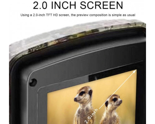 Фотопастка Suntekcam DL-100 (12 Мп, 2" дисплей), захист IP66. Камера з датчиком руху та нічною зйомкою.