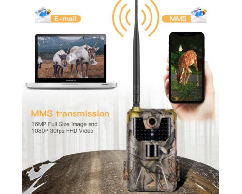 Фотопастка Suntek HC 900M з кутом огляду 120°, GSM модуль G2, нічна зйомка та датчик руху.