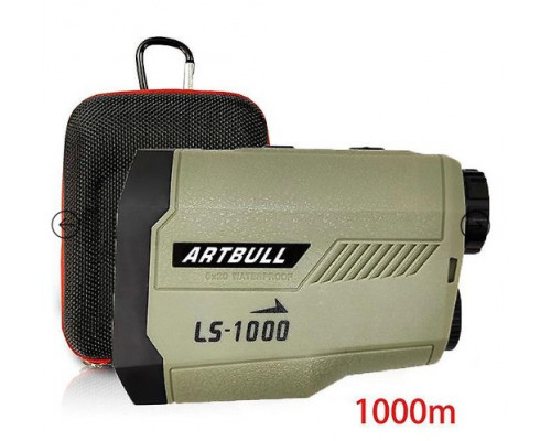 Лазерний далекомір Artbull LS-1000 – точне вимірювання відстані до 1000 метрів з урахуванням кута нахилу та швидкості руху.