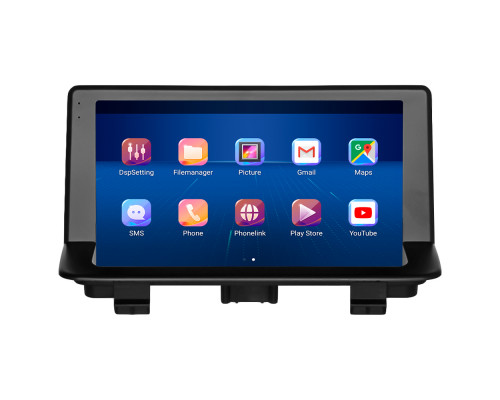 Штатная магнитола Lesko для Audi Q3 I (8U) Рестайлинг 2014-2018 экран 9" 4/64Gb 4G Wi-Fi GPS Top