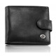 Класичне чоловіче портмоне з натуральної шкіри ST Leather В102 Чорний