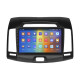 Штатная магнитола Lesko для Hyundai Avante IV 2006-2010 экран 9" 4/64Gb CarPlay 4G Wi-Fi GPS Prime