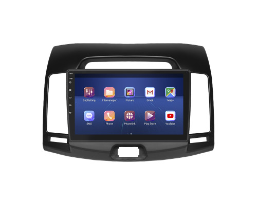 Штатная магнитола Lesko для Hyundai Avante IV 2006-2010 экран 9" 6/128Gb 4G Wi-Fi GPS Top