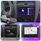Штатная магнитола Lesko для Hyundai Santa Fe I 2000-2012 экран 9" 2/32Gb 4G Wi-Fi GPS Top