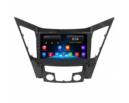 Штатная магнитола Lesko для Hyundai Sonata VI (YF) 2009-2014 экран 9" 2/32Gb Wi-Fi GPS Base
