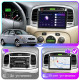 Штатная магнитола Lesko для Hyundai Verna II 2005-2010 экран 9" 1/16Gb Wi-Fi GPS Base