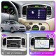 Штатная магнитола Lesko для Hyundai Verna II 2005-2010 экран 9" 2/32Gb Wi-Fi GPS Base