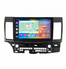 Штатная магнитола Lesko для Mitsubishi Lancer Evolution X 2007-2016 экран 10" 4/64Gb CarPlay 4G Wi-Fi GPS Prime