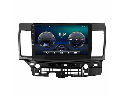 Штатная магнитола Lesko для Mitsubishi Lancer Evolution X 2007-2016 экран 10" 4/64Gb 4G Wi-Fi GPS Top