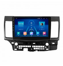 Штатная магнитола Lesko для Mitsubishi Lancer Evolution X 2007-2016 экран 10" 6/128Gb 4G Wi-Fi GPS Top