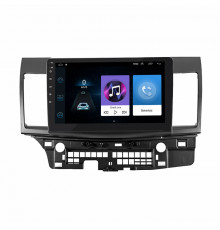 Штатная магнитола Lesko для Mitsubishi Lancer X 2007-2010 экран 10" 1/16Gb Wi-Fi GPS Base