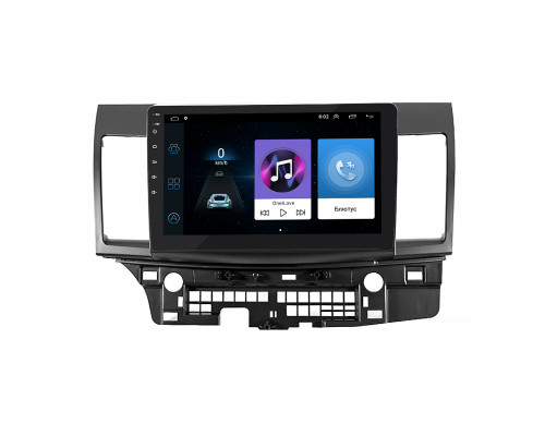 Штатная магнитола Lesko для Mitsubishi Lancer X Рестайлинг 2 2015-2017 экран 10" 1/16Gb Wi-Fi GPS Base